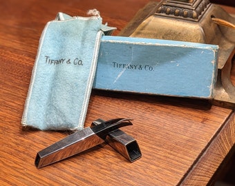 Vintage Tiffany Sterling Silver Paper Cutter with Original Pouch and Box, Collectable, Office, Stationary, Decor, Vintage Tiffany