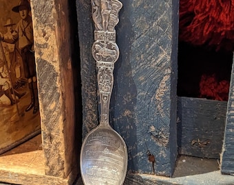 Antique 1904 St Lois World&#39;s Fair Sterling Plated Souvenir Spoons