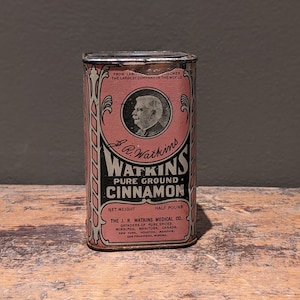 Early J.R. Watkins Cinnamon Tin