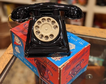 1940's "Dial Monophone" Toy Telephone w/ Original Box
