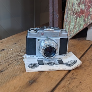 Vintage Agfa Ambi Silette 35mm Camera with User Manual