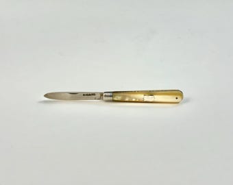 Mappin and Webb Perfect Mother of Pearl & Silver Blade Letter