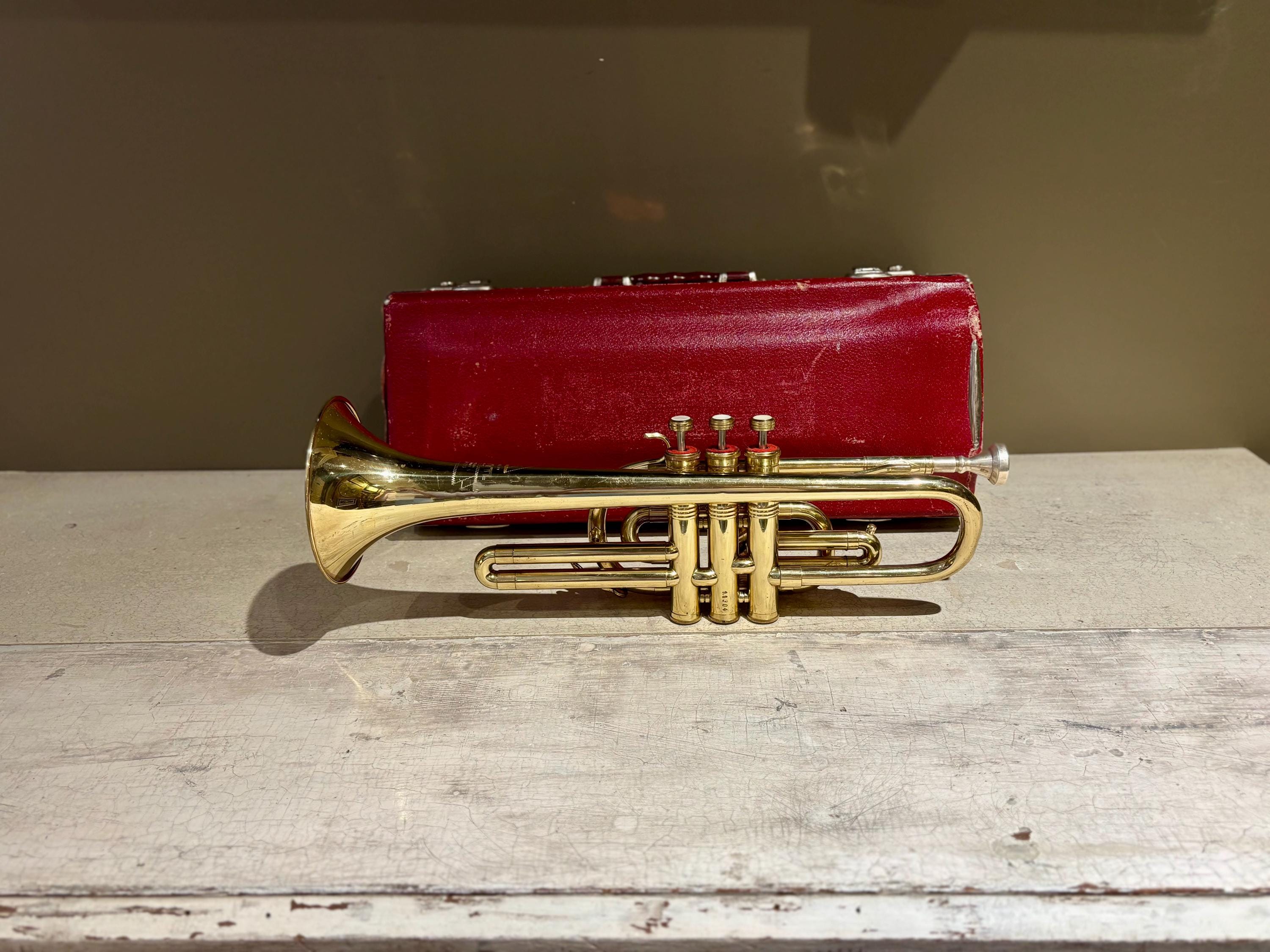 Vintage Hüttl Brass Trumpet - Line 700 - West Germany With Case