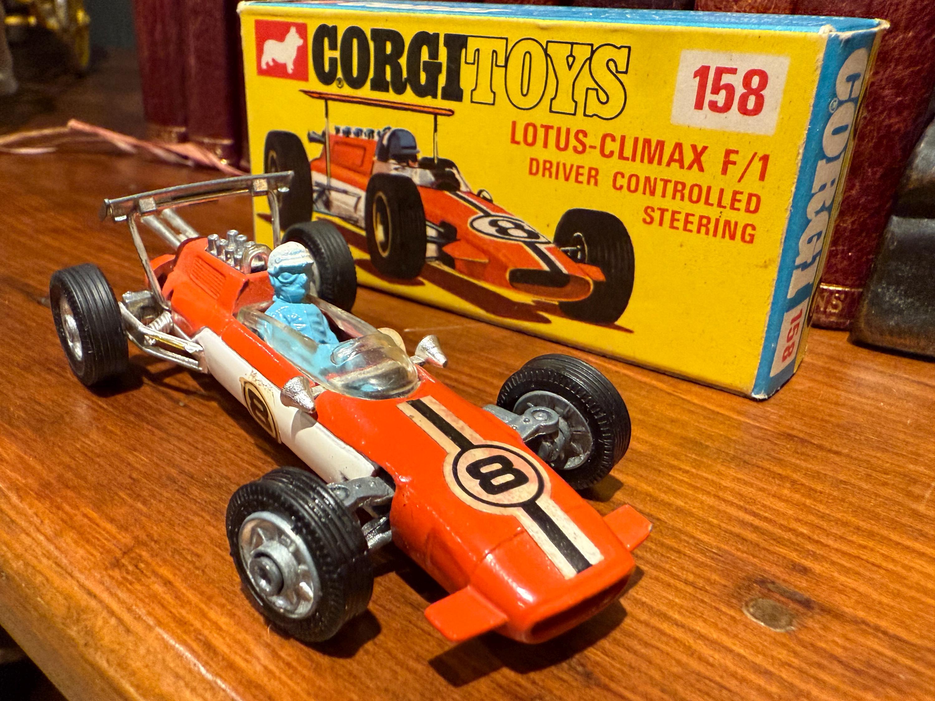 Vintage Corgi Lotus Climax F/1 #158 With Original Box - Etsy