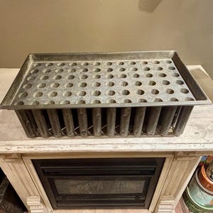 Extremely Rare Large 72 Hole Tapered Candle Mold for Commercial Use