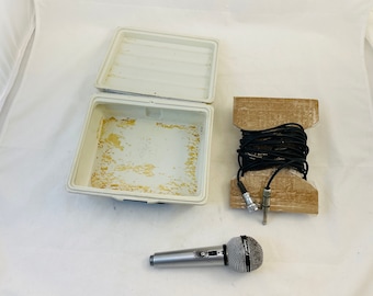 Micrófono Shure Brothers modelo PE 585 antiguo (solo piezas)