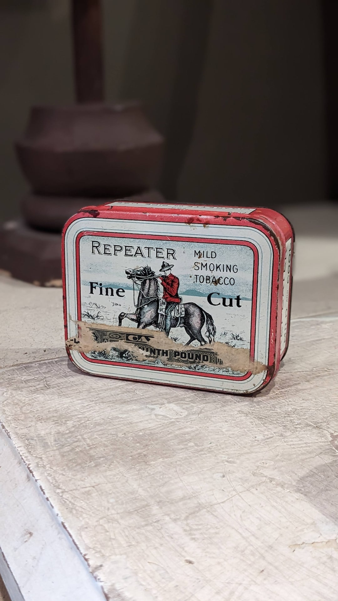tobacco on ebay Repeater Fine Cut Tobacco Tin, Collectable, Advertising, Tobacciana, Decor,  Gift