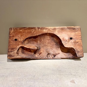 Große handgefertigte Beaver-Zuckerform aus Quebec