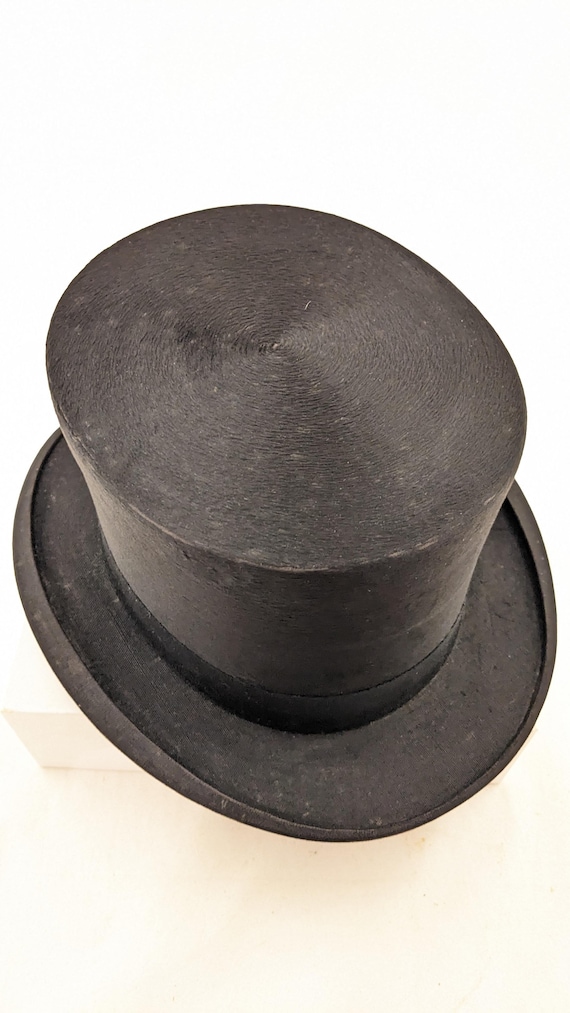 Vintage Tress & Co London Silk Top Hat Eaton, Vin… - image 5