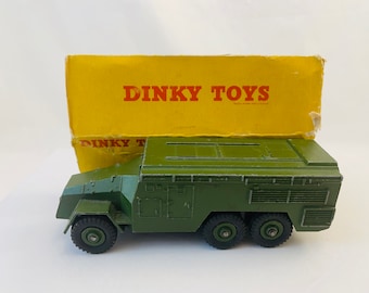 Vehículo de comando armado Dinky vintage con caja