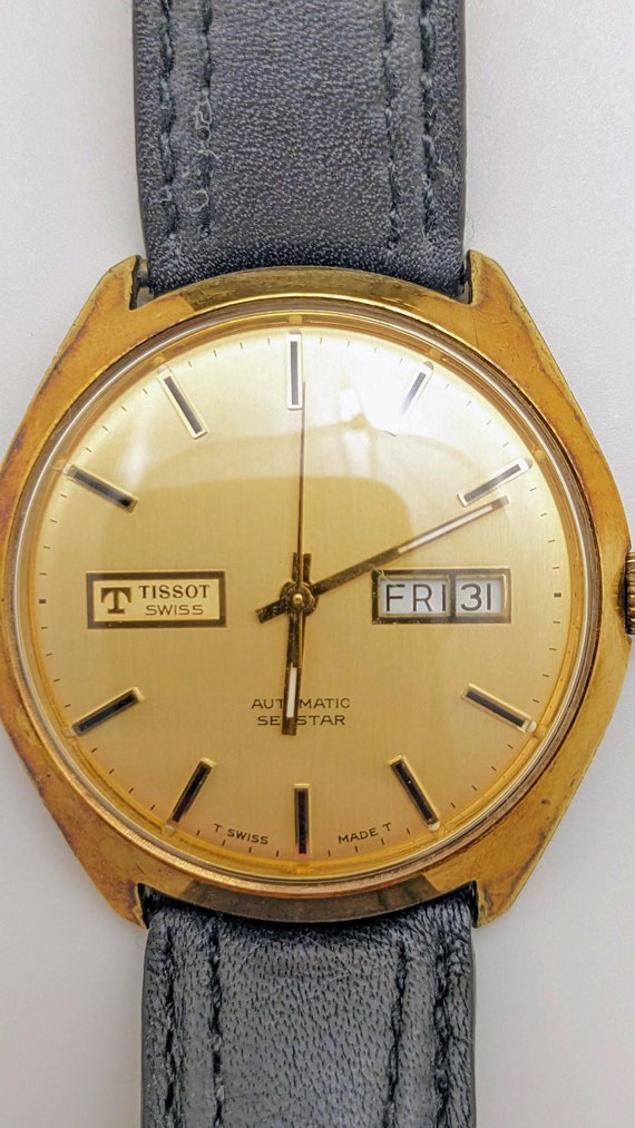 Tissot Automatic Seastar Wristwatch Day Date- New… - image 10