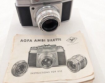 ビンテージ Agfa Ambi Silette 35mm カメラ（取扱説明書付き） - Etsy 日本