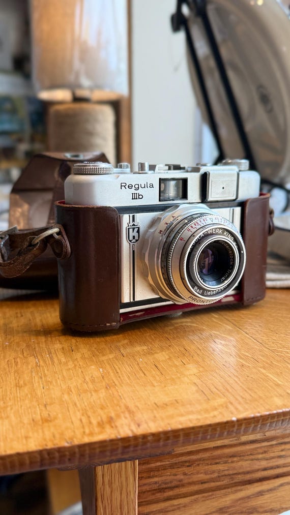 King Regula IIIB 35mm Rangefinder Camera with Original Case (1956–1959)