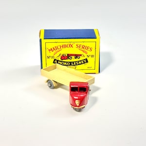 1957 Matchbox Lesney No. 10 Scammell Mechanical Horse with Original Box