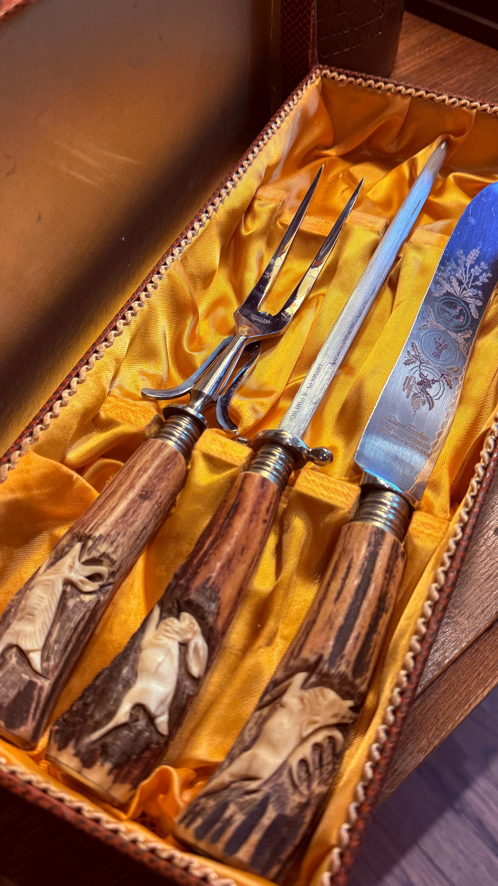 Solingen Germany Carving Set - Etsy