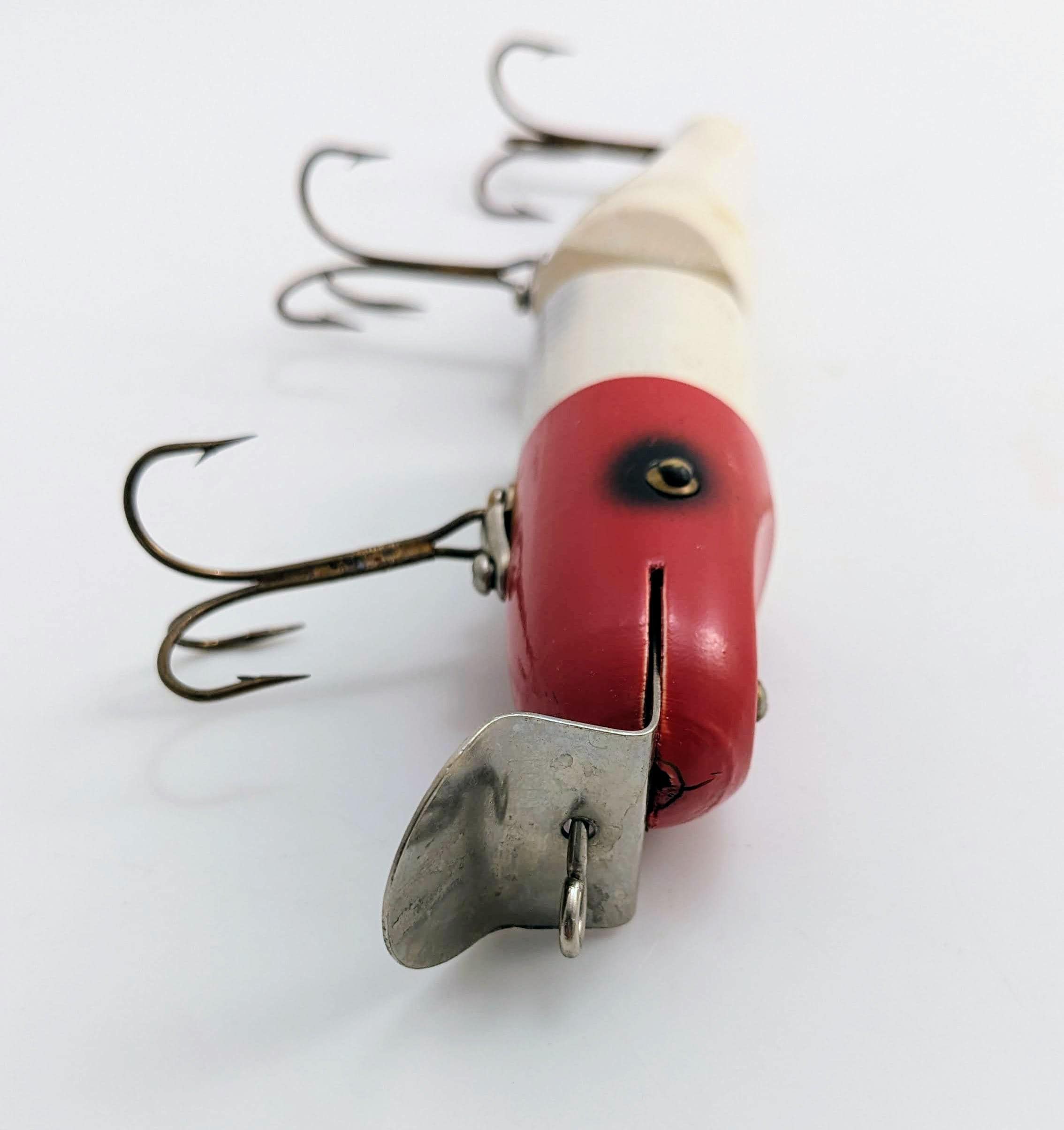 Leurre de pêche vintage Lucky Strike Submarine Bait Pikie (4 pouces) - France