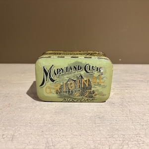 Vintage Maryland Club Original Tobacco Mixture Tin