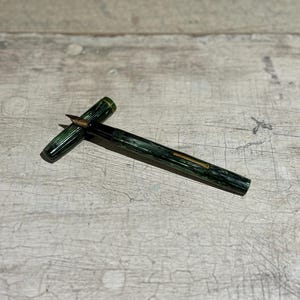 Vintage 1950s Aikin Lambert Waterman Skywriter Fountain Pen with 14k Nib