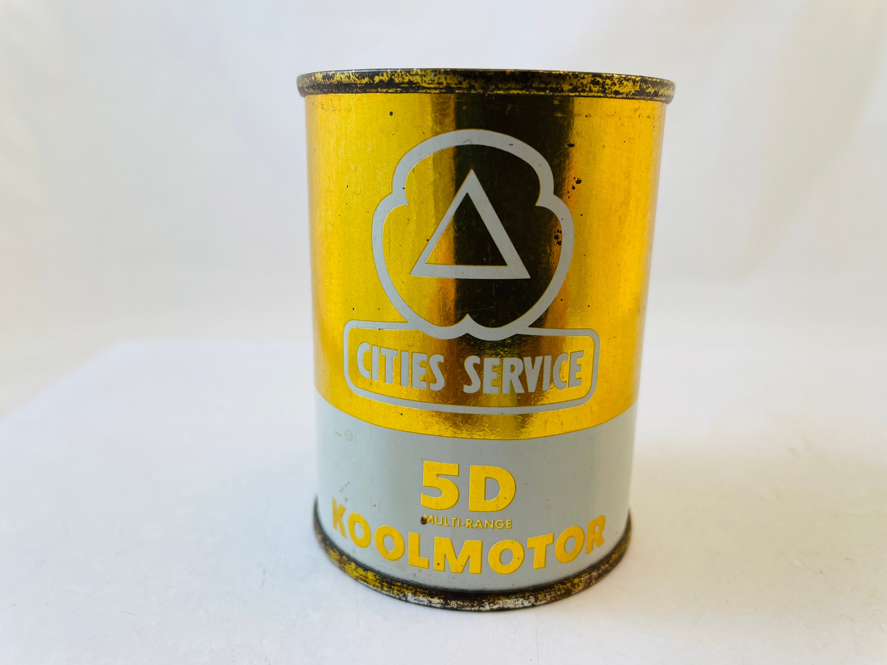 Cities Service 5D Miniature motor oil Can Coin Bank (Jef) Cities Service 5D Miniature motor oil Can Coin Bank (Jef)