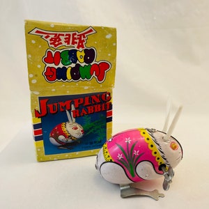 Vintage Jumping Rabbit with Original Box