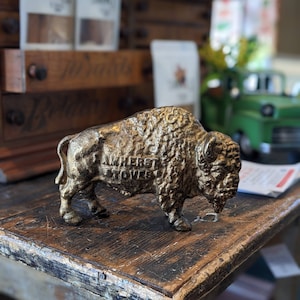 Antique Amherst Stoves Cast Iron Buffalo Bank C.1920- Original Paint