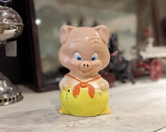 とてもカラフルなヴィンテージの陶器製貯金箱 - Etsy 日本