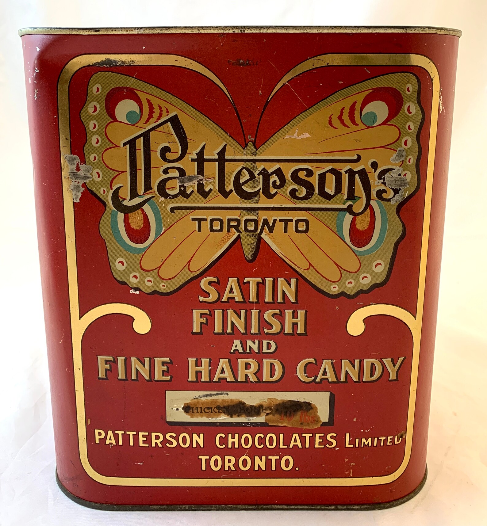 Vintage Patterson's Fine Hard Candy Tin Toronto Etsy