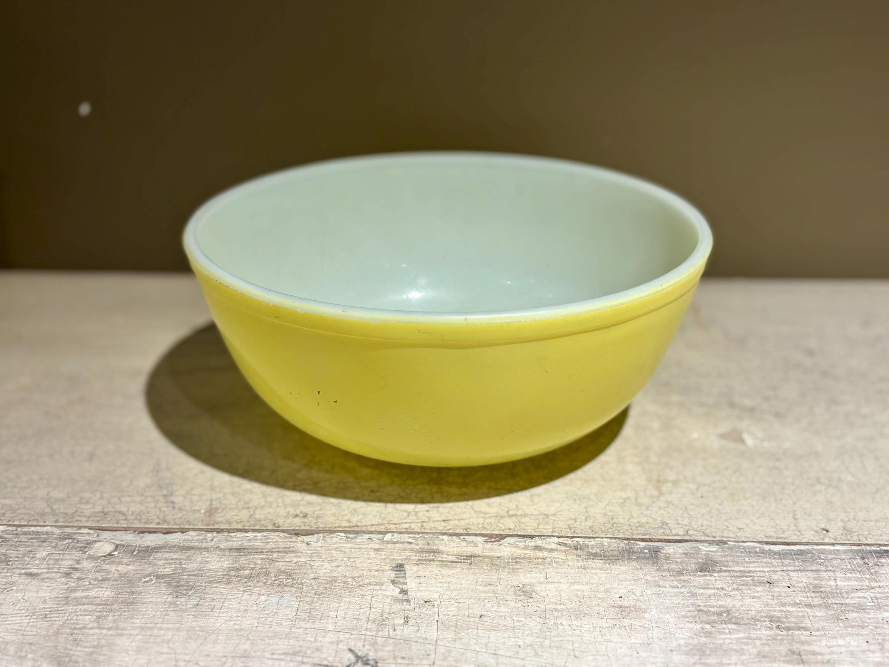Vintage Yellow Pyrex Mixing Bowl No. 404 - Etsy