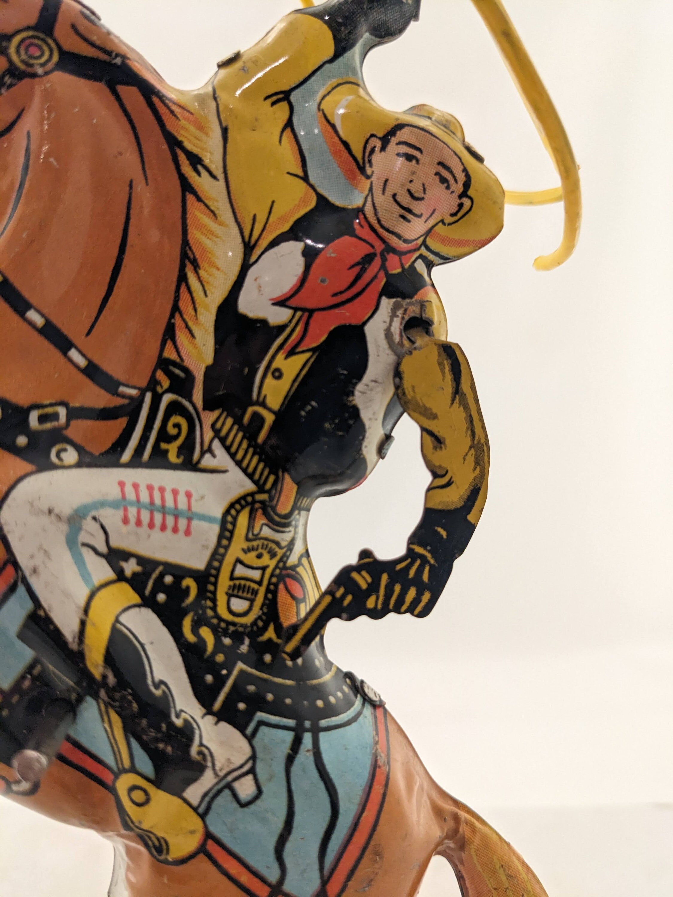 マルクス ブリキ製 リトグラフ ゼンマイ式 カウボーイ ライダー