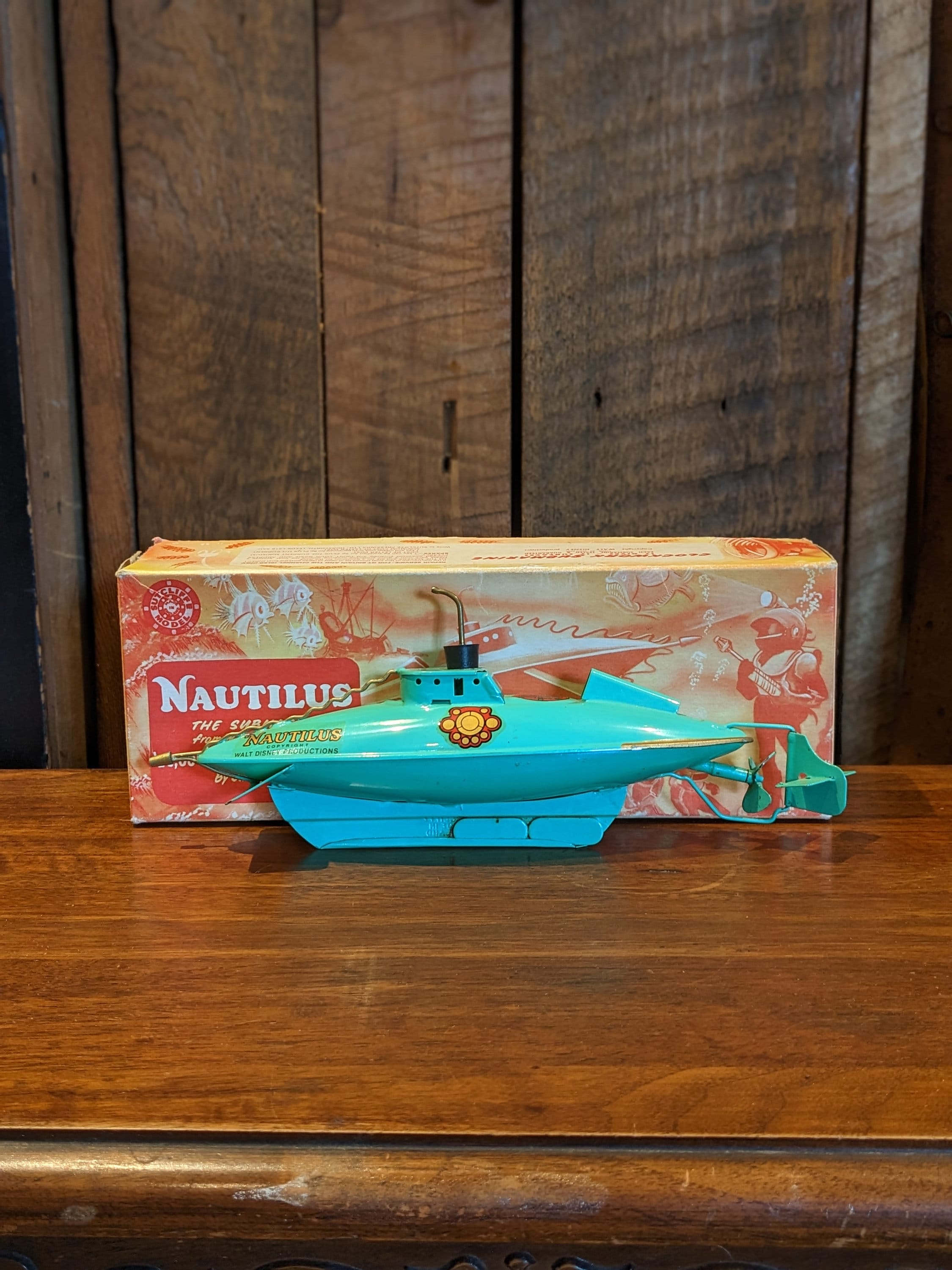 Vintage 1954 Disney Nautilus Submarine by Sutcliffe Models- New in