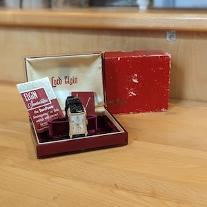 Lord Elgin 14kt GF 17J Mens Watch 4618A with Box & Paperwork- Recently Serviced