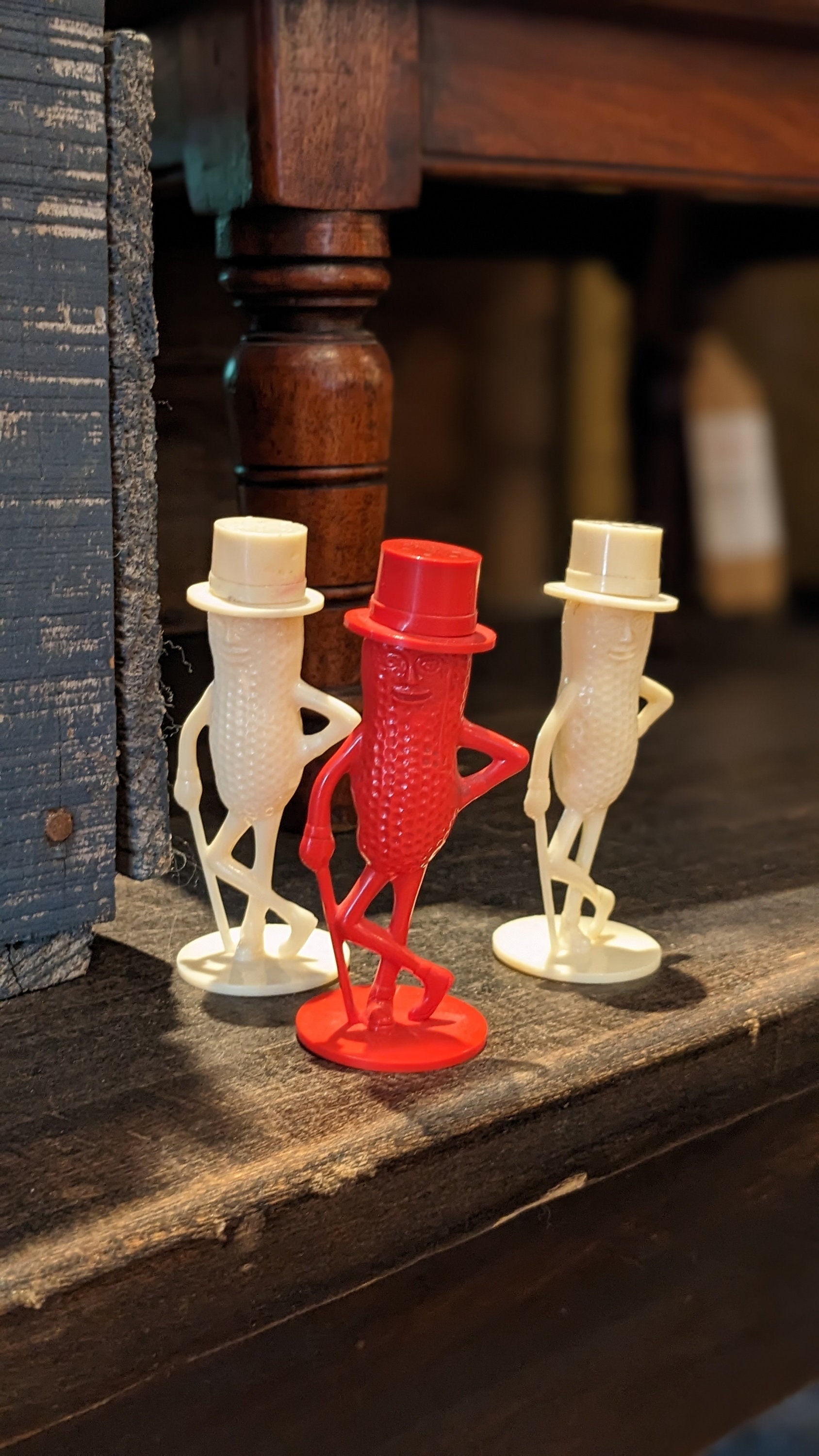 Vintage Mr. Peanut Salt & Pepper Shakers: Planters Collectible Set