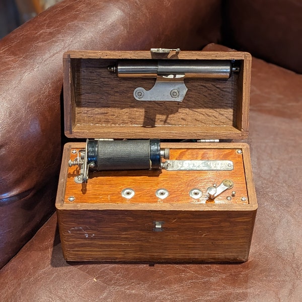 Antique Portable Medical "Quack" Device C.1900, Collectable, Scientific, Quack Medicine, Medical, Decor, Gift