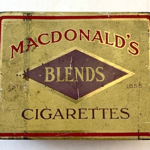Vintage MacDonald&#39;s Blends Cigarettes Tin