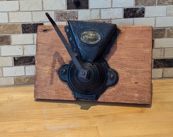 Antique Increase Wilsons Cast Iron Number 1 Coffee Grinder Late 1800's, Primitive, Collectable, Kitchen Accessories, Gift, Decor