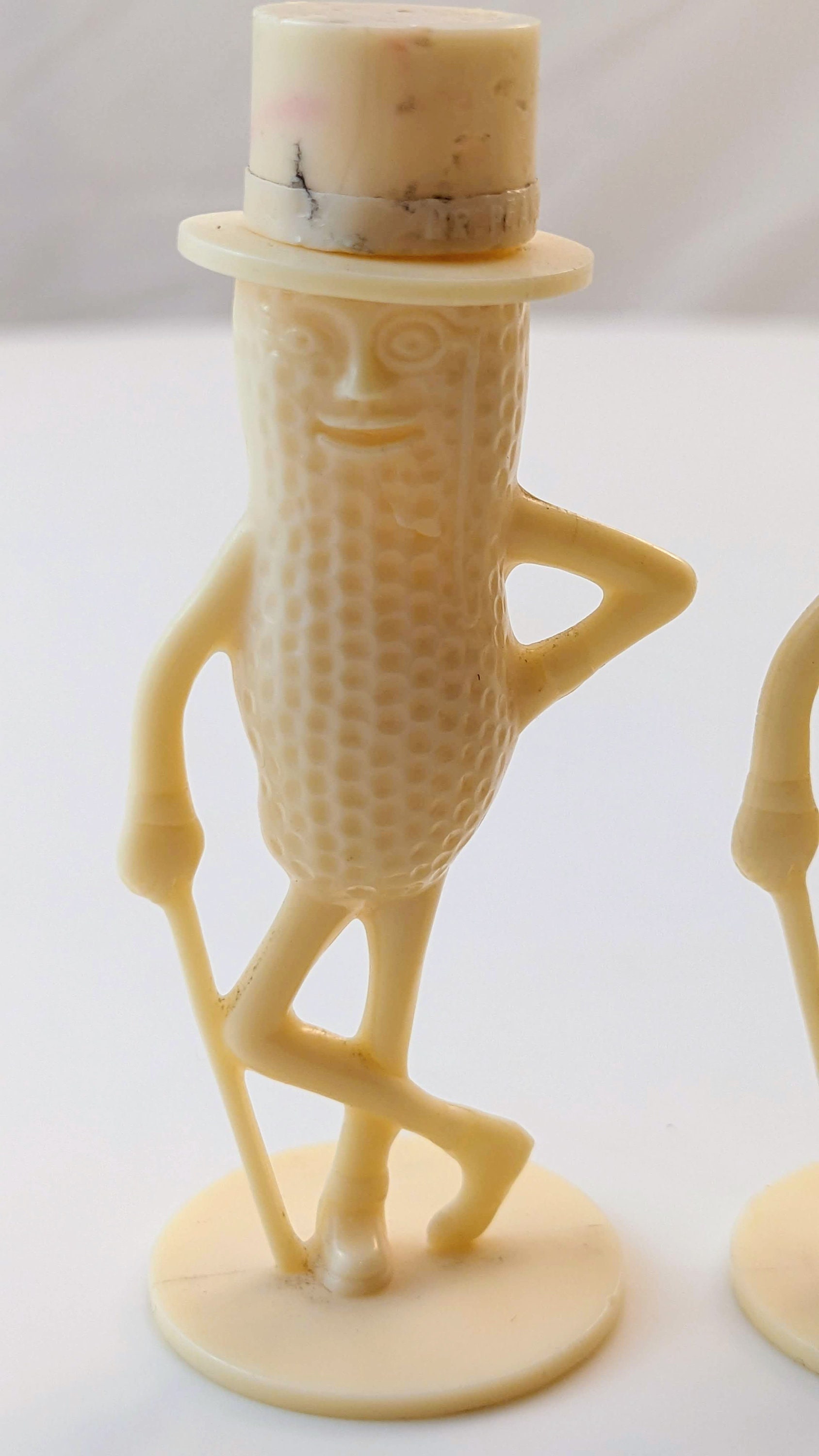 Vintage Mr. Peanut Salt & Pepper Shakers: Planters Collectible Set