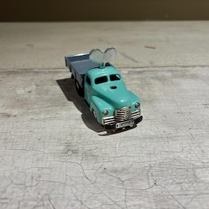 Vintage Wind-Up Schuco Varianto Lasto 3042 Teal Toy Truck with Key