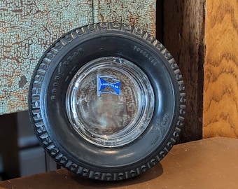 1950 年代の Good Year タイヤ灰皿、ヴィンテージ GoodYear 6
