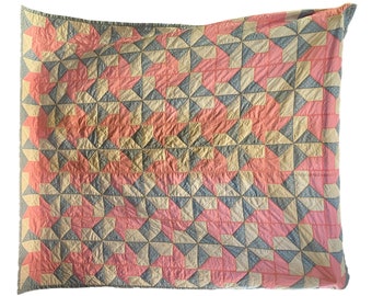 クロスロード ヴィンテージ キルトトップ、1940年代頃、ヴィンテージ