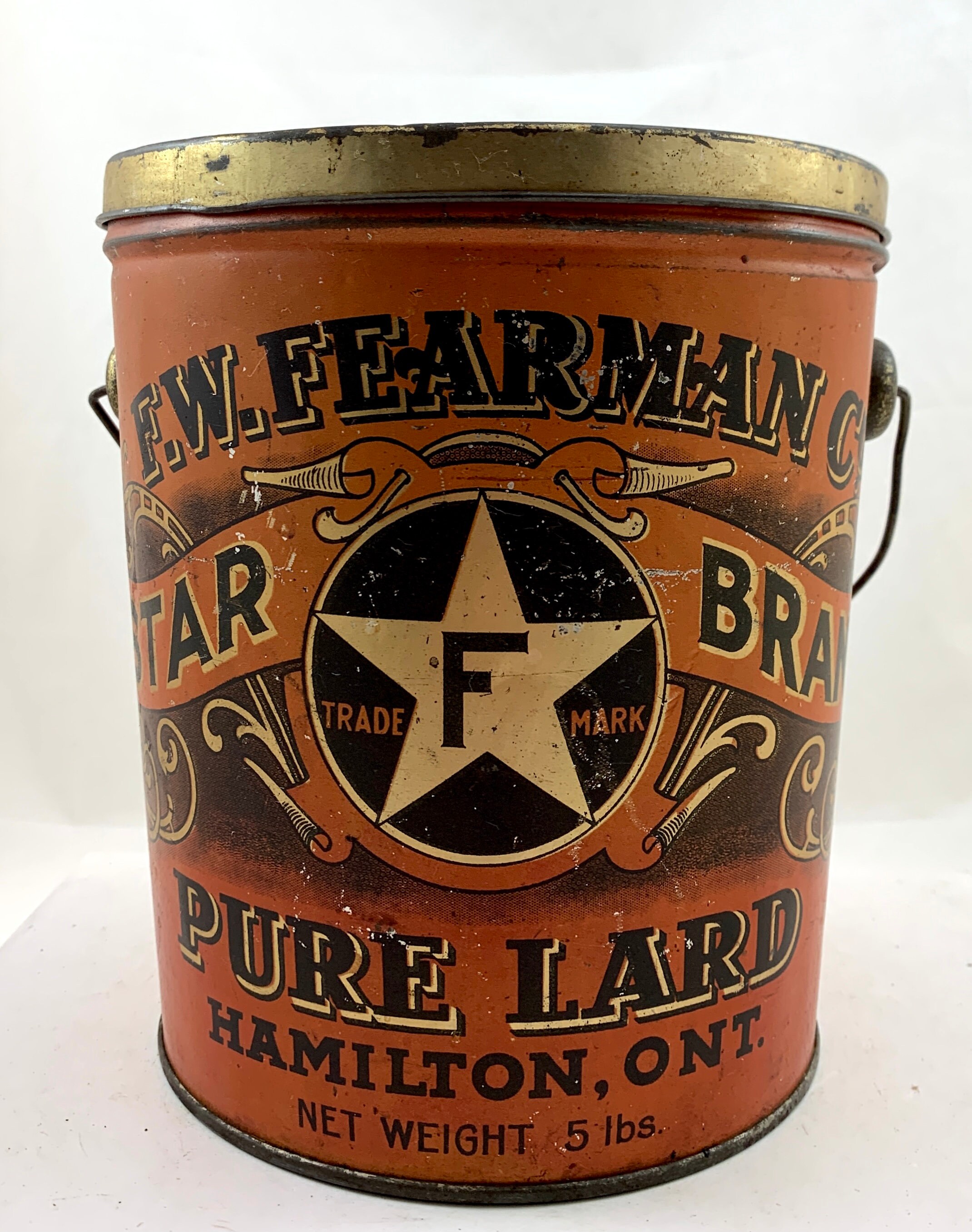 Lard Tin for sale Only 2 left at 60