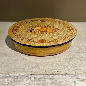 Vintage Reuge Swiss Musical Movements Music Box Handcrafted in Italy