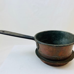 Antique Copper Saucepan