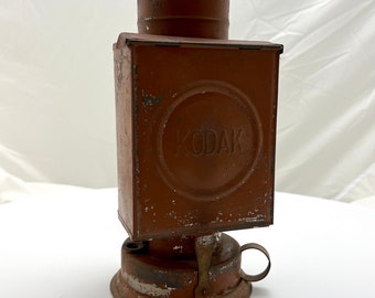 Kodak Dark Room Painted Lantern With Red Glass - Etsy