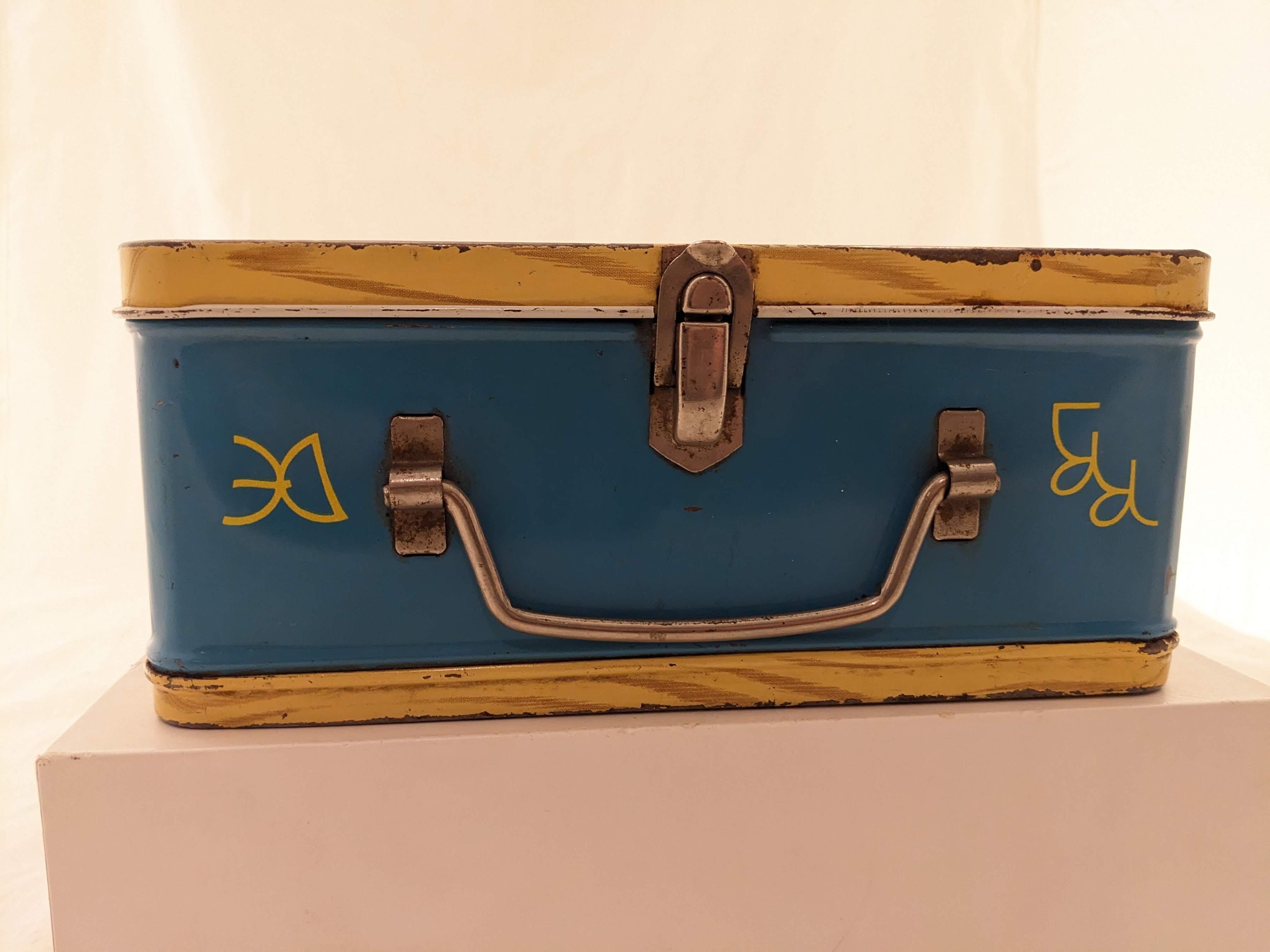 Vintage 1950's Roy Rogers & Dale Evans Metal Lunch Box and Thermos