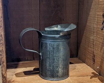 Vintage McClaryGalvanized Metal Quart Measuring Pitcher