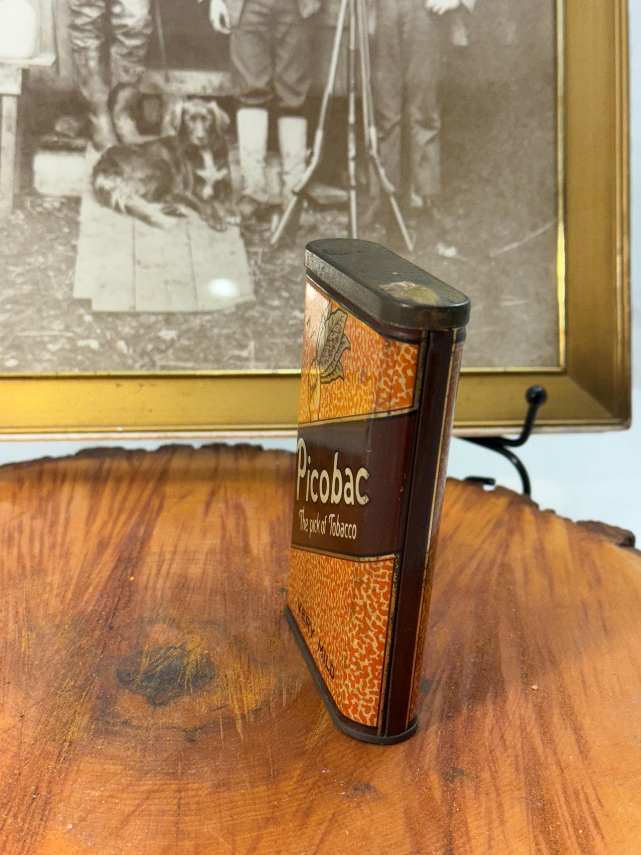 picobac tobacco tin Vintage Picobac Tobacco Pocket Tin – Imperial Tobacco c.1950’s