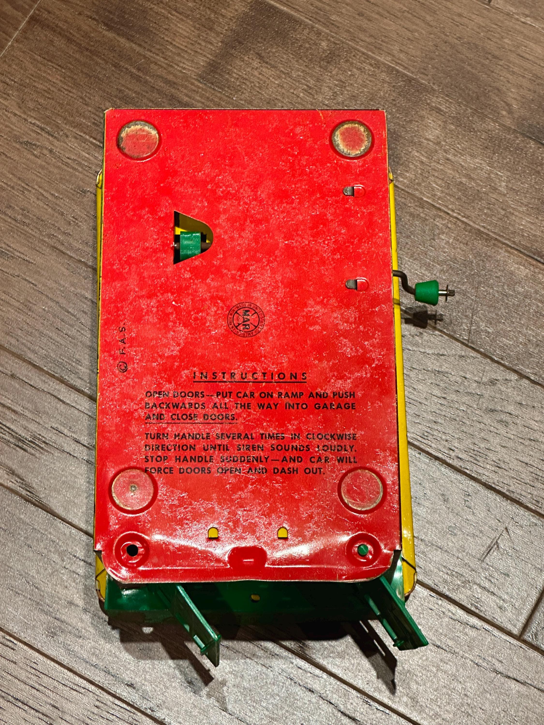 Vintage Marx Dick Tracy Police Station Complete With Squad Car - Etsy