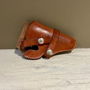Vintage Hunter Brown Leather Holster #1100K 6