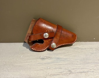 Vintage Hunter Brown Leather Holster #1100K 6