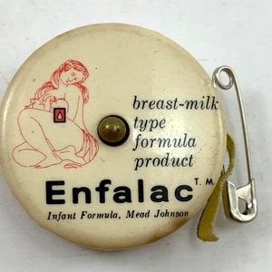 Vintage Enfalac Werbung Nähen Tape Maßnahme